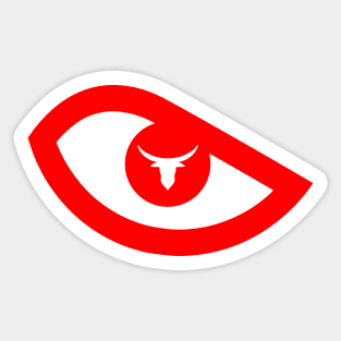 Bullseye Sticker